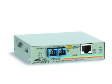 ALLIED TELESIS AT-FS202 2-PORT 10 100BASETX TO 100BASEFX Cheap