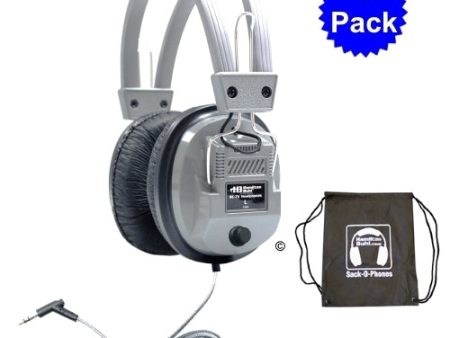 Sack-O-Phones 5 Pack SC-7V Deluxe School Headphones Discount