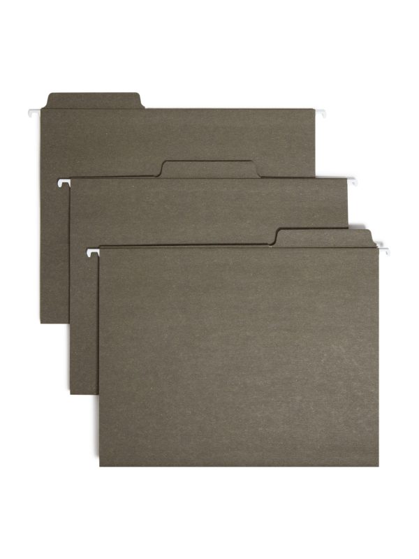 100% Recycled FasTab® Hanging File Folders, Bilingual Packaging Sale