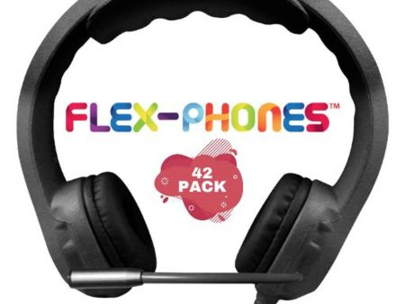 HamiltonBuhl® Flex-Phones™ TRRS Headset with Gooseneck Microphone - 42 Pack Discount