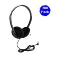 Personal Economical Headphones 200 Pack Hot on Sale