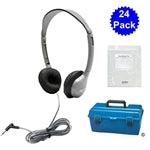 Lab Pack, 24 MS2L Personal Headphones in a Carry Case Sale