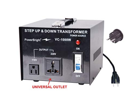 Power Bright Step UP and Down VC-1000W Transformer Cheap