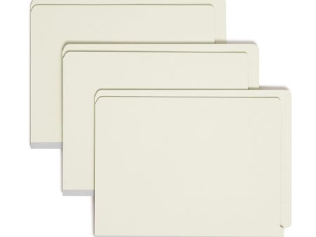 Pressboard End Tab File Folders, Straight-Cut Tab, 1 inch Expansion Supply