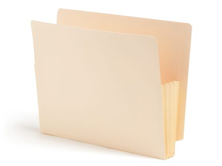 Reinforced End Tab File Pockets, Straight-Cut Tab, 3-1 2 inch Expansion For Discount