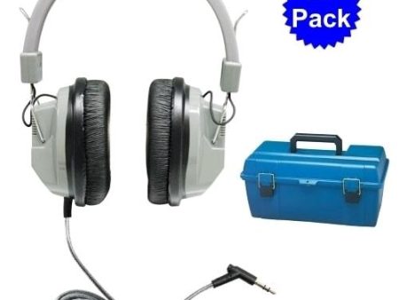 Lab pack w- 24 SC7V Headphones in Large Carry Case Online Sale