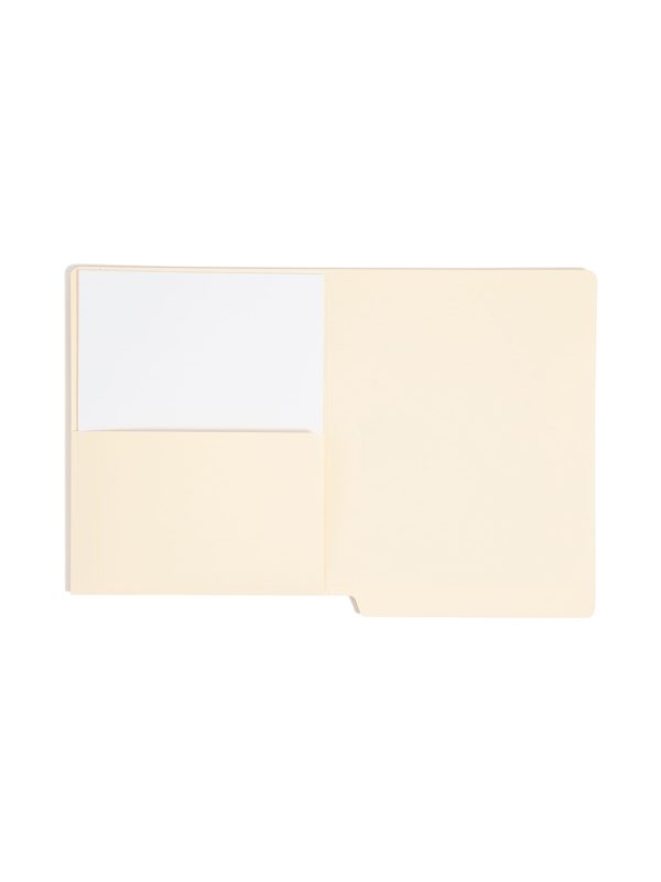 Shelf-Master® Reinforced Tab End Tab Pocket File Folders, Straight-Cut Tab, 1 Pocket Online