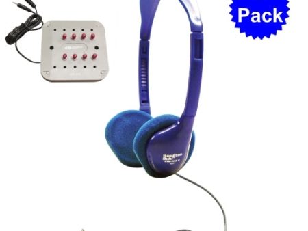 School Listening Center with 8 Headphones and Jackbox Online Hot Sale