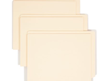 Shelf-Master® Reinforced Tab End Tab Pocket File Folders, Straight-Cut Tab, 1 Pocket Online