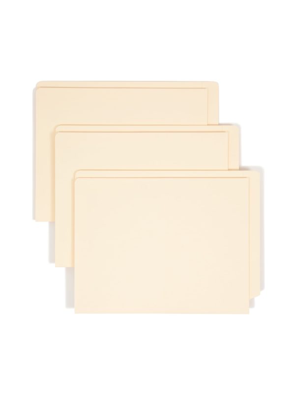 Shelf-Master® Reinforced Tab End Tab Pocket File Folders, Straight-Cut Tab, 1 Pocket Online