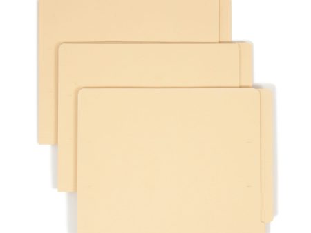 100% Recycled Shelf-Master® Reinforced End Tab File Folders, Straight-Cut Tab Discount