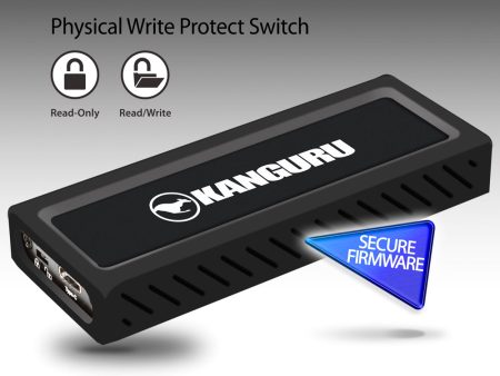 Kanguru UltraLock USB-C M.2 NVMe SSD External Solid State Drive Discount