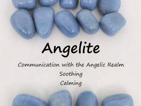 Angelite Tumbled Stones Sale