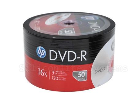 HP 50-Pack DVD-R | Model: DM00070B - 16x Speed - Brand New Online Hot Sale