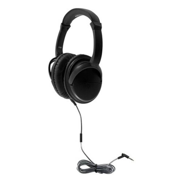 HamiltonBuhl Deluxe Active Noise-Cancelling Cord – Converts Headphone into a Headset Supply