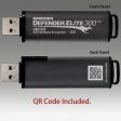 Kanguru Defender Elite300™ FIPS 140-2 Certified, Secure, SuperSpeed USB 3.0, Hardware Encrypted Flash Drive on Sale