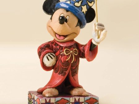 Disney Traditions Personality Pose - Sorcerer Mickey Touch of Magic Supply