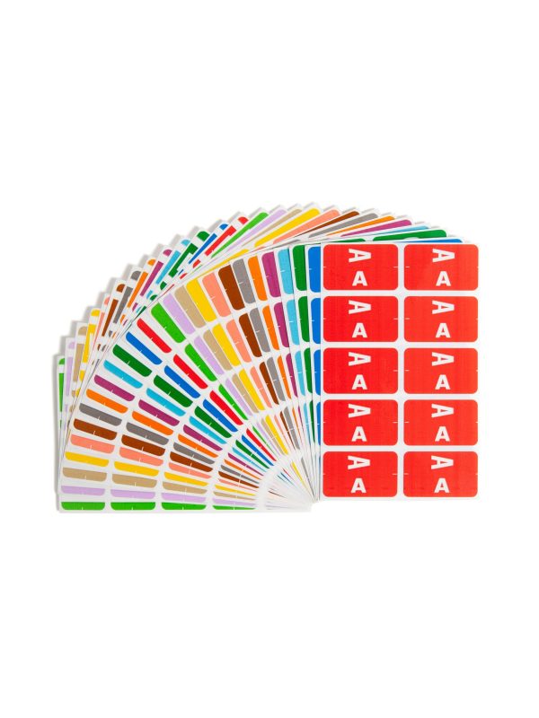 AlphaZ® ACCS and ACC Color Coded Alphabetic Labels - Sheets For Sale