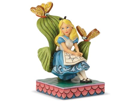 Disney Traditions Alice In Wonderland - Curiouser & Curiouser Cheap