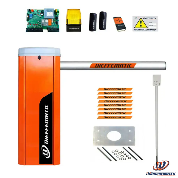 Kit Automazione Barriere Barriera Asta 6 Metri Mt Automatica Stradale 24v Motore Sale