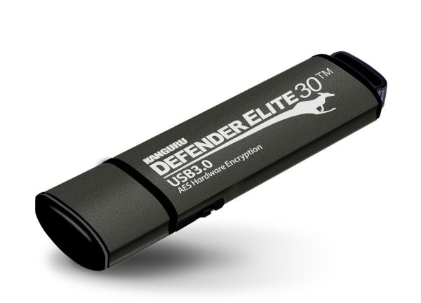 Kanguru Defender Elite30™ USB 3.0 Hardware Encrypted Flash Drive with Physical Write Protect Switch Cheap