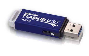 Kanguru FlashBlu30™ Lightning-Fast USB3.0 with Physical Write Protect Switch Online Sale