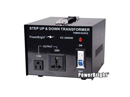 Power Bright Step UP and Down VC-2000W Transformer Sale