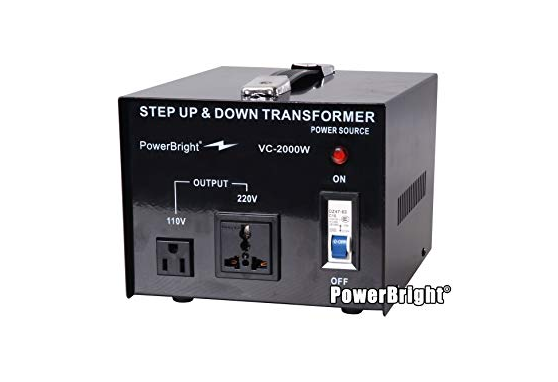 Power Bright Step UP and Down VC-2000W Transformer Sale