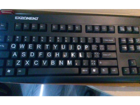 EXPONENT BIG LETTER KEYBOARD 56312 | Wired Used Keyboard Online