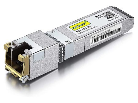 SFP+ 10GBASE-T 80M COPPER RJ-45 TRANSCEIVER on Sale