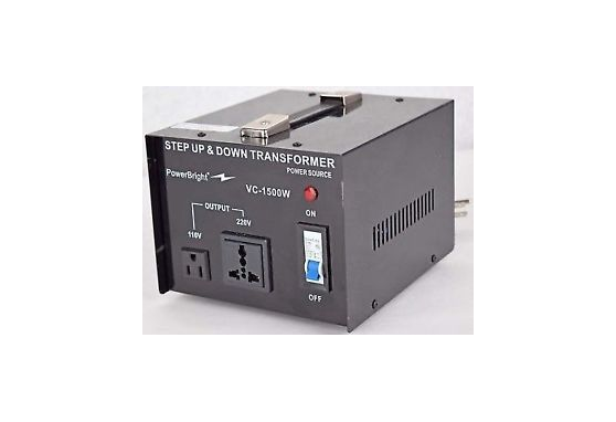 Power Bright Step UP and Down VC-1500W Transformer Online