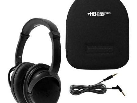 HamiltonBuhl Deluxe Active Noise-Cancelling Headphones with Case For Cheap