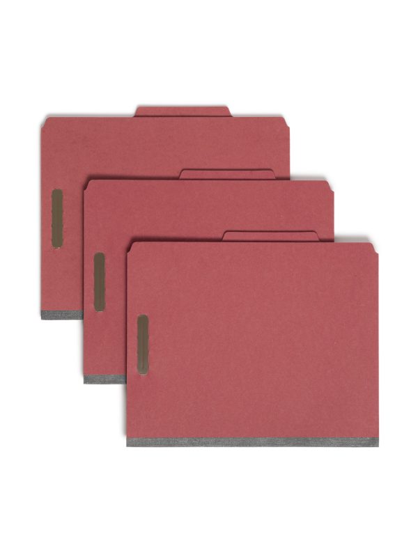 100% Recycled Value Pressboard Colored Classification Folders, 2 5 Cut Tab, 2 inch Expansion, 1 Divider Online