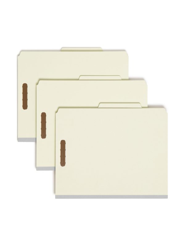 100% Recycled Value Pressboard Colored Classification Folders, 2 5 Cut Tab, 2 inch Expansion, 1 Divider Online