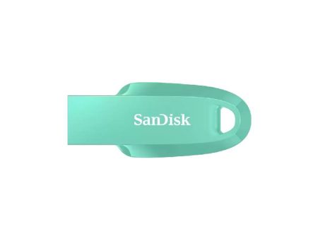 SanDisk Ultra Curve USB Flash Drive - 128GB   USB 3.0   Up to 100MB s   Mint Sale