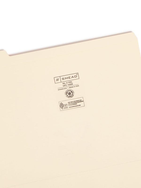 Reinforced Tab File Folders, 1 5-Cut Tab Sale