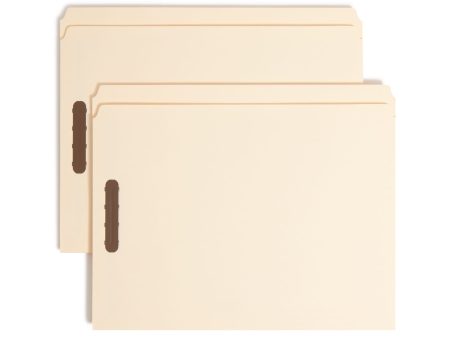 Reinforced Tab Fastener File Folders, Straight-Cut Tab, 2 Fasteners Online