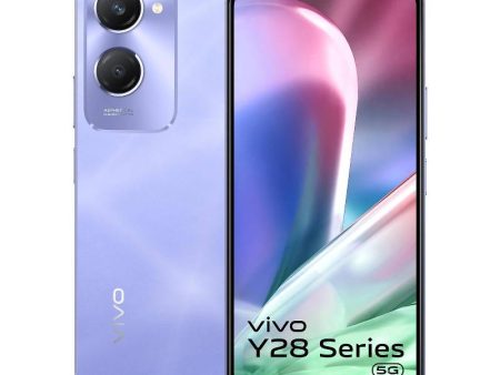 Vivo Y28s - 128GB   6GB   6.56    5G   Twinkling Purple - Mobile Fashion