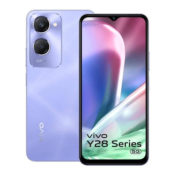 Vivo Y28s - 128GB   6GB   6.56    5G   Twinkling Purple - Mobile Fashion