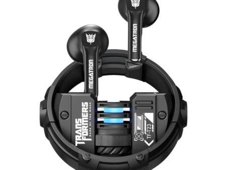 Transformers TF-T23 True Wireless Earbuds - Type-C   Black on Sale