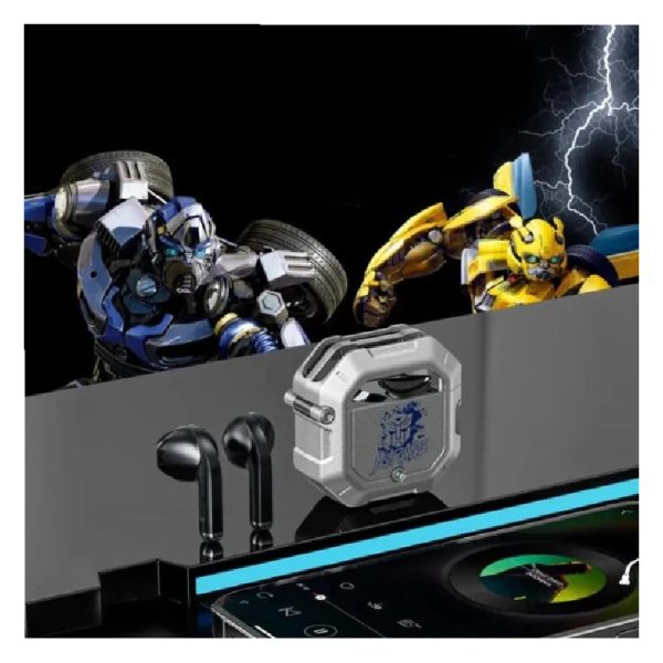 Transformers TF-T12 Wireless Bluetooth Earbuds - Silver Online