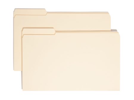 Reinforced Tab File Folders, 1 3-Cut Tab, Left Position Fashion