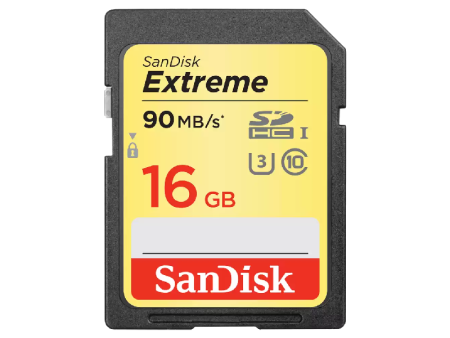 SanDisk Extreme SDHC Memory Card - 16GB   150MB s Fashion