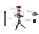 BOYA vlogger kit plus （BY-T1 BY-C12 BY-MM1+) - Black Cheap