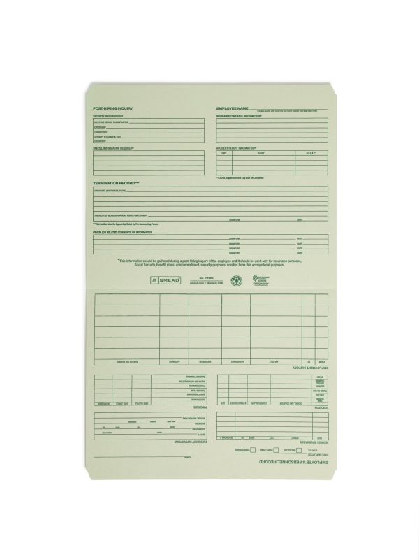 Employee Record File Folders Online now