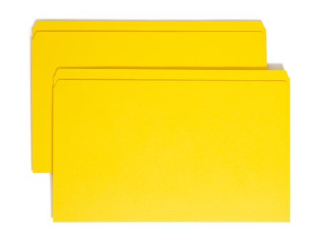 Reinforced Tab File Folders, Straight-Cut Tab For Sale