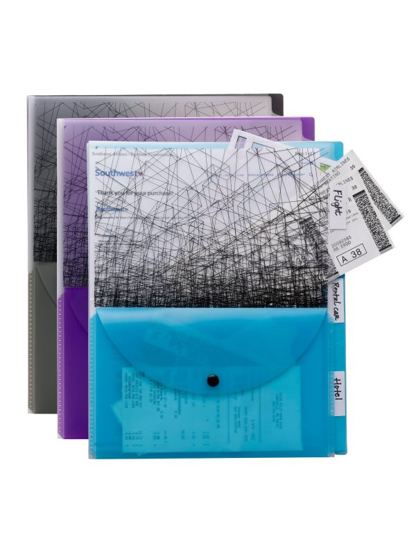 Poly Travel Organizers, 3 Dividers, 1 3-Cut Tab Online now