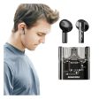 Transformers TF-T08 Wireless Bluetooth Earbuds - Black Online Sale