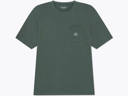 Pocket Tee Thyme Green on Sale