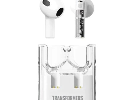 Transformers TF-T08 Wireless Bluetooth Earbuds - White For Cheap